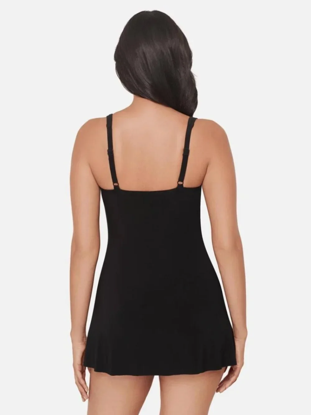 Miraclesuit orla One-Piece Swimsuit swimdress Style# 6567392  US 16 Black   New